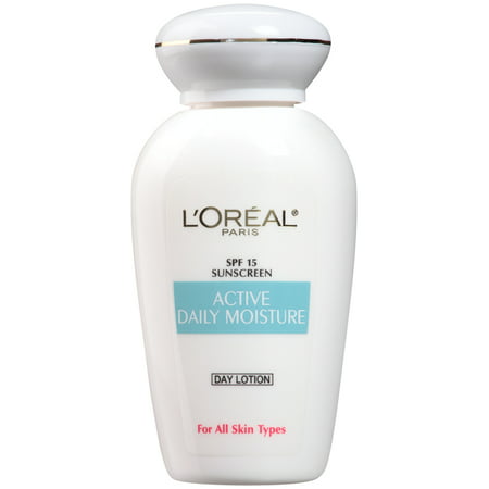 L'Oreal Paris Skin Expertise Active Daily Moisture Lotion Suncreen, SPF 15, 4 fl
