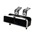 thumbnail image 2 of Caja de almacenamiento genérica para respaldo de asiento de coche, accesorios multifuncionales, universal, multiusos negro plateado, 2 of 9