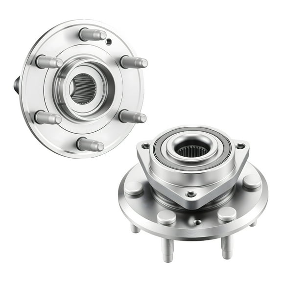KFFKFF 2PCS Front/Rear Wheel Bearing & Hub Assembly Compatible with 2016-2017 Buick Enclave, Chevy Traverse LS, GMC Acadia, OEM 513277, Wheel Hub Assembly Set