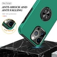 thumbnail image 4 of JTCASES for iPhone 14 Pro Max Case, Car Mount Bracket 2-layer Hybird Shockproof PC TPU Anti-fall Slim Fit Lightweight Magnetic Cover for iPhone 14 Pro Max（6.7" 2022) - Darkgreen, 4 of 7