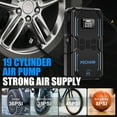 thumbnail image 5 of Pecham 3000A Car Jump Starter with Air Compressor, 150PSI Battery Jump Starter (for All Gas or up to 8.0L Diesel), 16000mAh Portable Car Battery Booster with LED Screen, 3 Modes Flashlight, 5 of 9