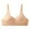 Beige, variant on Girls Sports Bra Tank Teen Girls Seamless Wireless Bra with Adjustable Straps Soft Comfortable Cute Padded Bralette Underwear Black 15Y