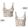 thumbnail image 5 of Lsque Floral Printed Women'S Sports Bra, Compression, Moisture Wicking, High-Impact Sports Bra For Women,Supportive sports bra-Large, 5 of 9