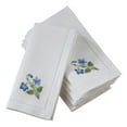 thumbnail image 2 of Saro Lifestyle Embroidered Violet Hemstitched Napkin (Set of 6), 2 of 5