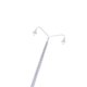 thumbnail image 1 of Injueey Modelo de lámpara de vía férrea, farola clásica a escala 1:87, diseño de construcción, luz LED de parque de cabezales, Artesanía Plata (luz cálida), 1 of 6