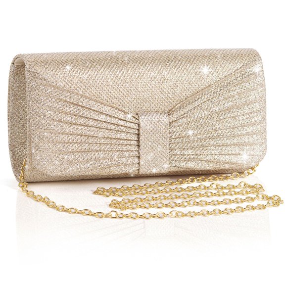 Evening Bag Clutch Purses for Women Wedding Bag Sparkling Party Handbag with Detachable Chain