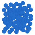 thumbnail image 1 of 100 círculos de de , educación temprana, rodajas de de 3 cm para accesorios de juegos educativos, artesanía y decoración, Azul6 CUTICAT discos redondos de madera, 1 of 3