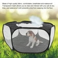 thumbnail image 6 of Cat Cage Tent Playpen Small Pet Playpen, Cloth Pet Folding Playpen, Hamsters For Outdoor Black, 6 of 8