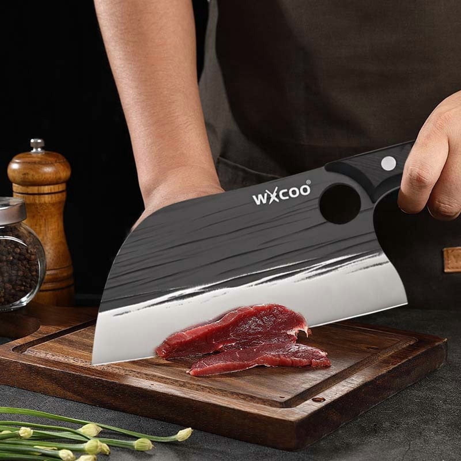 1PC/2PCS Stainless Steel Boning Knife Household Cooking Tools Meat Cleaver Knife Butcher Knife Utility Knife Kitchen Chef Knife Cooking Knife For Kitchen Convenience Vegetable Chopper