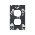thumbnail image 3 of Switch Panel Switch Decoration 2.76x4.53x0.28 Inches Duplex Outlets Switch Plate Wall Plates Living Room Kitchen Bedroom Study Switches Halloween Skeletons3, 3 of 8