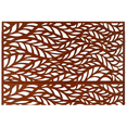 thumbnail image 6 of Tcbosik 76"H x 48"W Metal Privacy Screen, Indoor & Outdoor Freestanding Decorative Privacy Fence for Patio, Lawn, Deck, Rust Red, 6 of 8