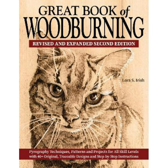 Excellent Livre de Gravure sur Bois : Techniques de Pyrogravure, Motifs et Projets pour Tous Niveaux avec Plus de 40 Designs Traçables et Instructions Pas à Pas