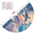 thumbnail image 3 of Cauagu 48" Christmas Tree Skirt Dolphin Rainbow Horse Pattern Christmas Tree Decorations Tree Mat for Xmas Decorations Occasion Holiday Home Decor -48", 3 of 7