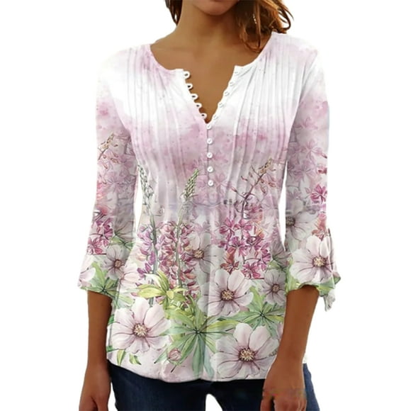 Camiseta de manga 3/4 Minnieouse Rosa XXL
