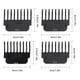 thumbnail image 3 of Peine guía T9 de 2/4 Uds., peines guía de corte, accesorio para cortapelos (negro, 4 Uds.), 3 of 3