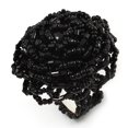 thumbnail image 1 of Avalaya Bague Extensible en Perles de Verre Noires, 1 of 4