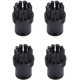 thumbnail image 1 of Paquete de 4 cepillos de limpieza redondos de repuesto para limpiador de vapor Karcher SC1 SC2 SC3 SC4 SC5 SC7 (negro) Ormromra WLJ-3778, 1 of 3