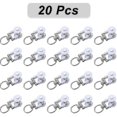 thumbnail image 2 of 20-pack metal track rollers, curtain track, slide, curtain rollers, curtain track rollers, curtain, 2 of 5