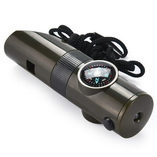 Emergency Survival Whistle Camping Hiking Whistle Compass Thermometer 18105