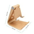 thumbnail image 4 of Support Rotatif Universel pour Téléphone Portable Support Pliable Support de Bureau Pliable pour Téléphone Intelligent Tablettes, Or, 4 of 8