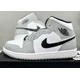 thumbnail image 3 of NEW N I-K-E A i r-Jor-dan 1 Mid 'Light Smoke Grey' | Men's Size 10.5 | 554724-092, 3 of 6