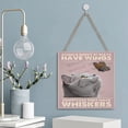 thumbnail image 5 of British Shorthair Cat Wood Sign Cat Lovers Wooden Signs Rustic Hanging Plaque Home Wall Art 12"x12" Sign Wall Decor for Home, 5 of 8