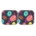 thumbnail image 7 of Naloa Donuts1 2 Piece Foldable Car Sun Shades, Car Windshield Sunshade, Front Window Sunshade for Car, Truck, SUV - Large, 7 of 7