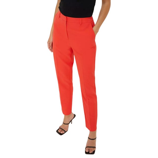 Dorothy Perkins - Pantalones Tobilleros para Mujer (Rojo)