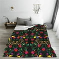 thumbnail image 5 of Vsdgher Mexican Flower 2 Ultra-Soft Micro flannel Blanket Throw Blankets for Couch Sofa, Bed (4 sizes)-40"x30", 5 of 7