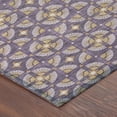 thumbnail image 3 of Addison Rugs Chantille Indoor/Outdoor Transitional Geometric Purple Machine Washable Round Rug, 8' x 8', 3 of 8