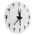 thumbnail image 2 of Reloj de pared resistente para el hogar, decoración de pared, reloj de pared, estilo simple para decoración, hogar, baño, oficina, 2 of 4