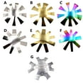 thumbnail image 4 of VONKY Nail Art Trimmer Steel Nail Tip Trimmer Line Edge Stencil Manicure Clipper Styling Tool, V Shape, Colorful, 4 of 7