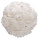 thumbnail image 3 of flores artificiales de boda nupcial, ramo de dama de honor nupcial, artificial, blanco18 * 24 cm; TUNC Sencillez, 3 of 5