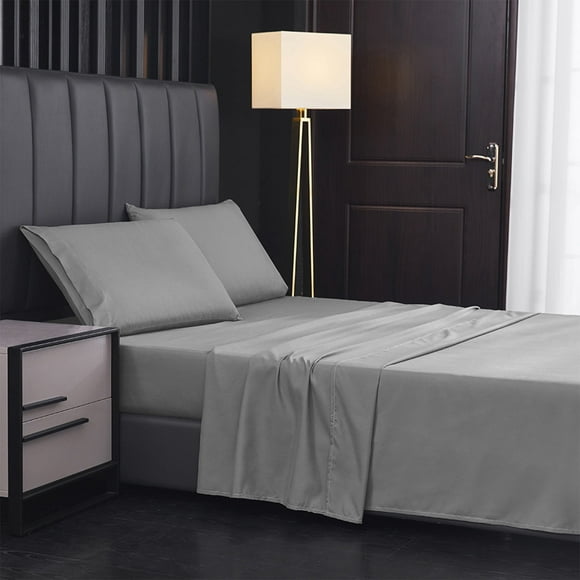 Breathable And Comfortable Fine Brushed Clearance (Gray), Breathable And Comfortable Fine Brushed Sheets Hats And Pillowcases For A Good Night's Sleep.