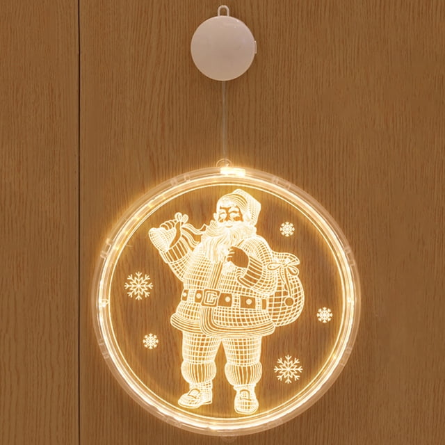 String Light Christmas Suction Cup Lights Led Ambient Decorative Lights String Lights Colorful Lights 30Th Birthday Decorations for Him on Clearance