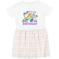 thumbnail image 3 of Inktastic It's My 4th Birthday Unicorn Girls Toddler Dress, 3 of 5