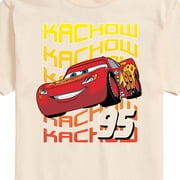 Disney's Cars - KACHOW 95 Lightning McQueen- Men's Short Sleeve Graphic T-Shirt