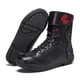 thumbnail image 3 of Botas De Moto Impermeables Para Hombres Y Mujeres Para Todas Las Estaciones Zapatos De Ciclismo,Negro rojo,40, 3 of 18