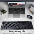 thumbnail image 4 of El Teclado Y Mouse Configuran La Computadora Con Receptor USB Del para Portátil PC, 4 of 9