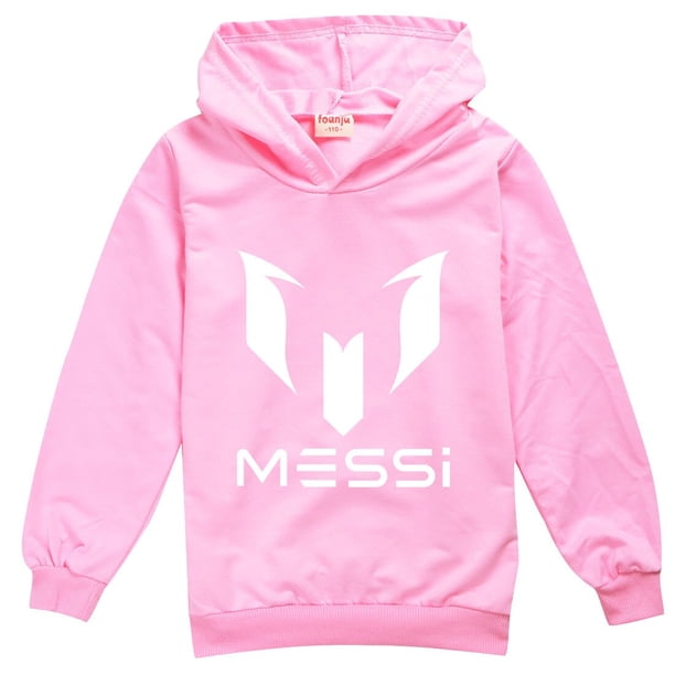 Ropa deportiva para niñas, superestrella de fútbol argentino, moda para niños, sudaderas con capucha, pantalones, conjunto de ropa para niños, chándal de primavera y otoño zhangmenya LED