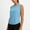 #JIE/-Blue, variant on Tank Tops for Women Summer Moisture Wicking Flowy Crew Neck Athletic Workout Tank Tops
