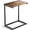 Brown, variant on C Shaped End Table 27 inches High, Side Table for Couch Slide Under, C Table Sofa Side End Table for Living Room Brown,11.8D x 19.7W x 27.2H in