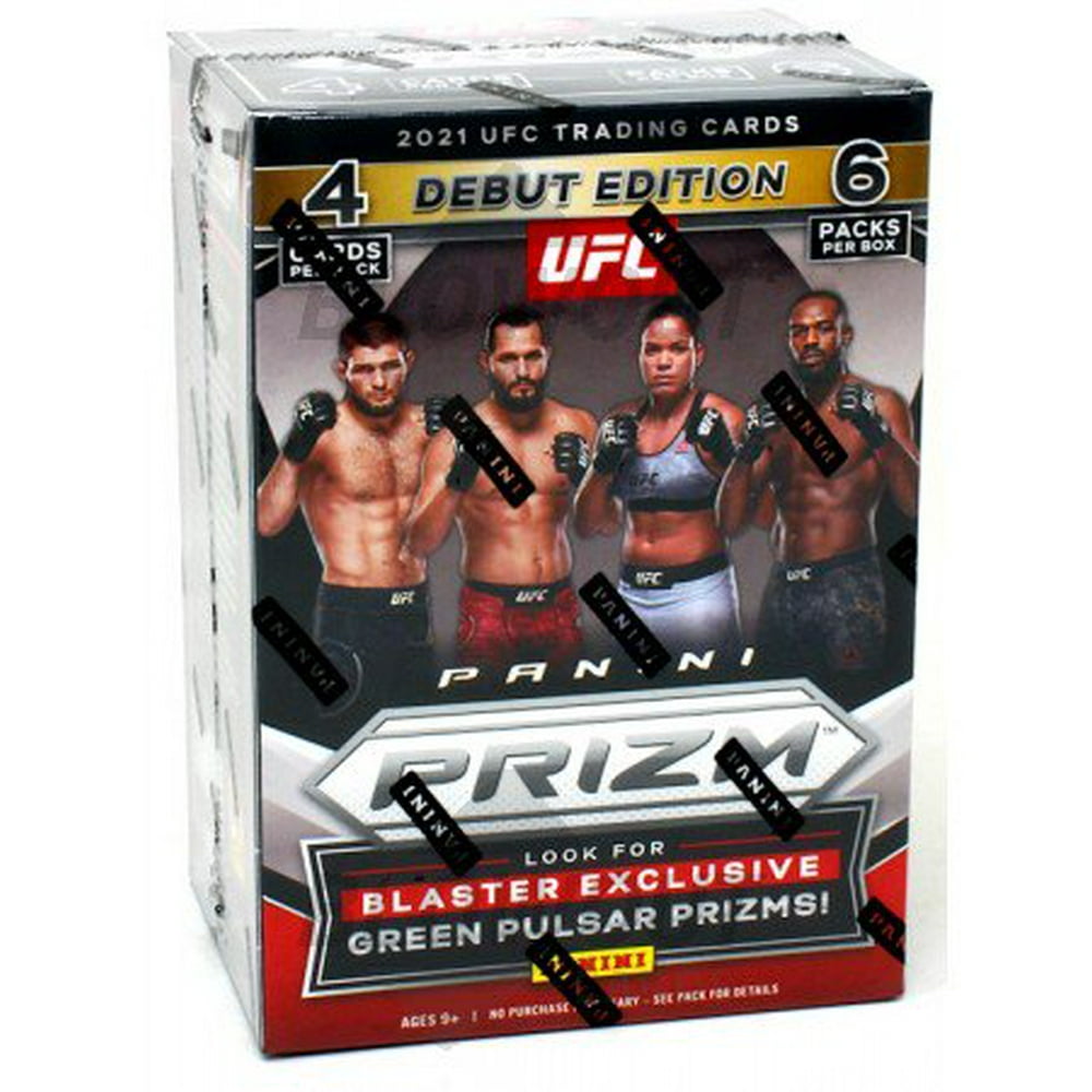 2021 Panini UFC Prizm MMA Fighting Trading Cards Blaster Box UFC Debut