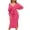 Pink, variant on Women's Knit Sweater V Neck Wrap Knit Dresses Batwing Sleeve Sweater Dresses Short Maxi Dresses for Women Stylish Dresses for Women Maxi Dresses for Women Casual Summer Business Casual Dress Dresses
