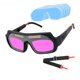 thumbnail image 1 of Gafas de soldadura Gafas de soldador con oscurecimiento automático Multiusos Profesionales Cómodas con 20 lentes, 1 of 9