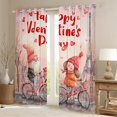 thumbnail image 2 of Feelyou Couple Gnome Curtains Pack of 2 (42x84 Each), Valentine's Day Curtains Blackout, 2 of 6