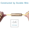 thumbnail image 5 of 2 Packs Magnetic Earbud Headphones with Remote & Microphone, DaKuan in Ear Earphone Stereo Sound Noise Isolating Tangle Free for Smartphones, Laptops, Gaming, Fits All 3.5mm Interface Device, 5 of 9