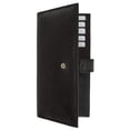 thumbnail image 2 of menswallet Genuine Leather Passport Boarding Pass Holder for Travel 562 CF (C) Black, 2 of 7