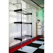 Wall-Mounted 3-Shelf Bike Rack