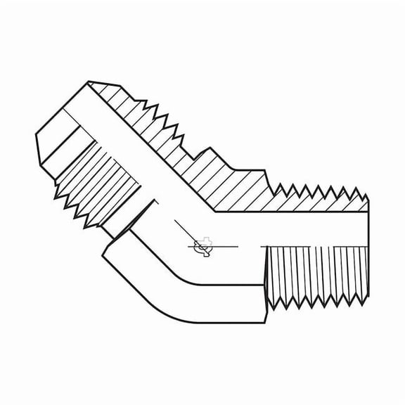 Adaptall Hose Adapter,1/4",JIC,1/8",BSPT 9064-0402